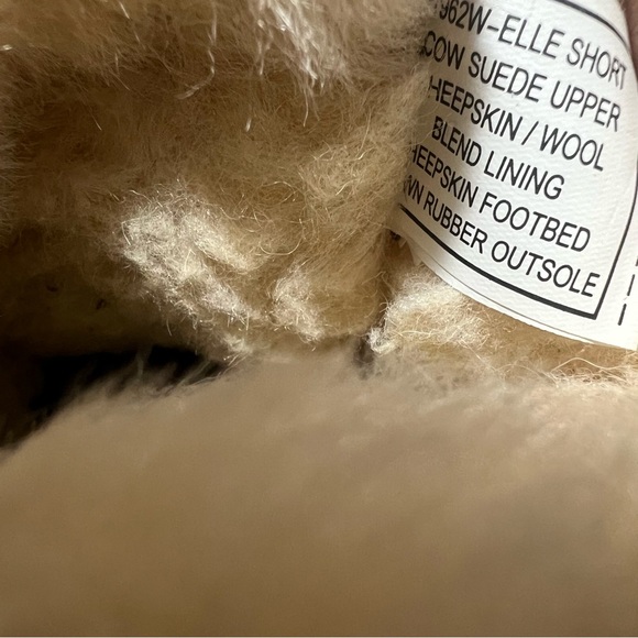 Bear Paw Elle Leather and Shearling Short Boots size 9 glittery - Picture 9 of 10